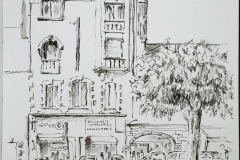 59° sketchcrawl à Larmor. Place de l'église