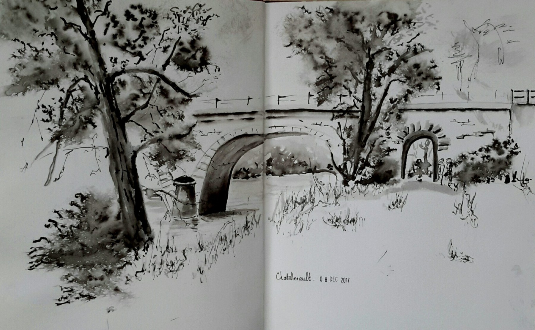 Chatellerault le pont-rail