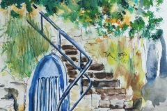 L'annexe au bas de l'escalier au Perello