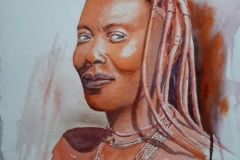 Portrait d'une femme africaine