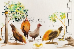 les poules de Poul Fang