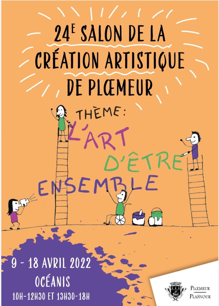 salon de la création artistique à Ploemeur du 9 au 18 avril 2022 à l’Océanis